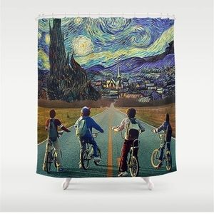 Stranger Things shower Curtain